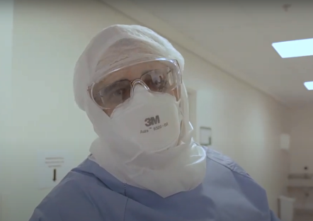 Médico intensivista no Hospital Unimed Campo Grande, Dr. Antônio Rodrigues