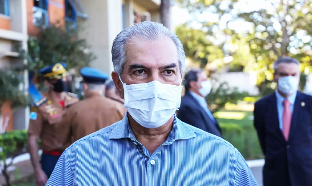 O governador Reinaldo Azambuja