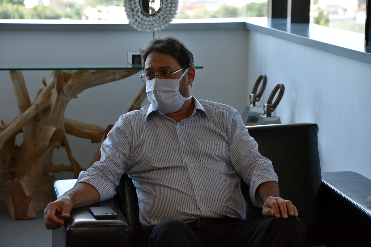  o presidente da Fiems, Sérgio Longen,