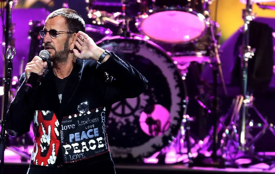 Ringo, em show com sua All Starr Band em São Paulo, 2013