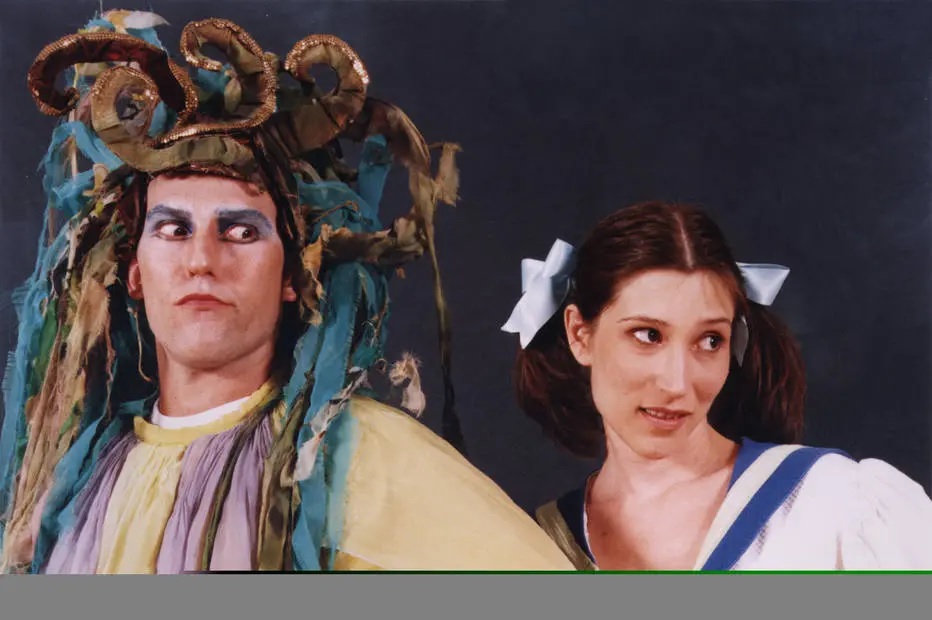 Paulo Goulart e Beth Goulart na peça 'A Menina e o Vento', de Maria Clara