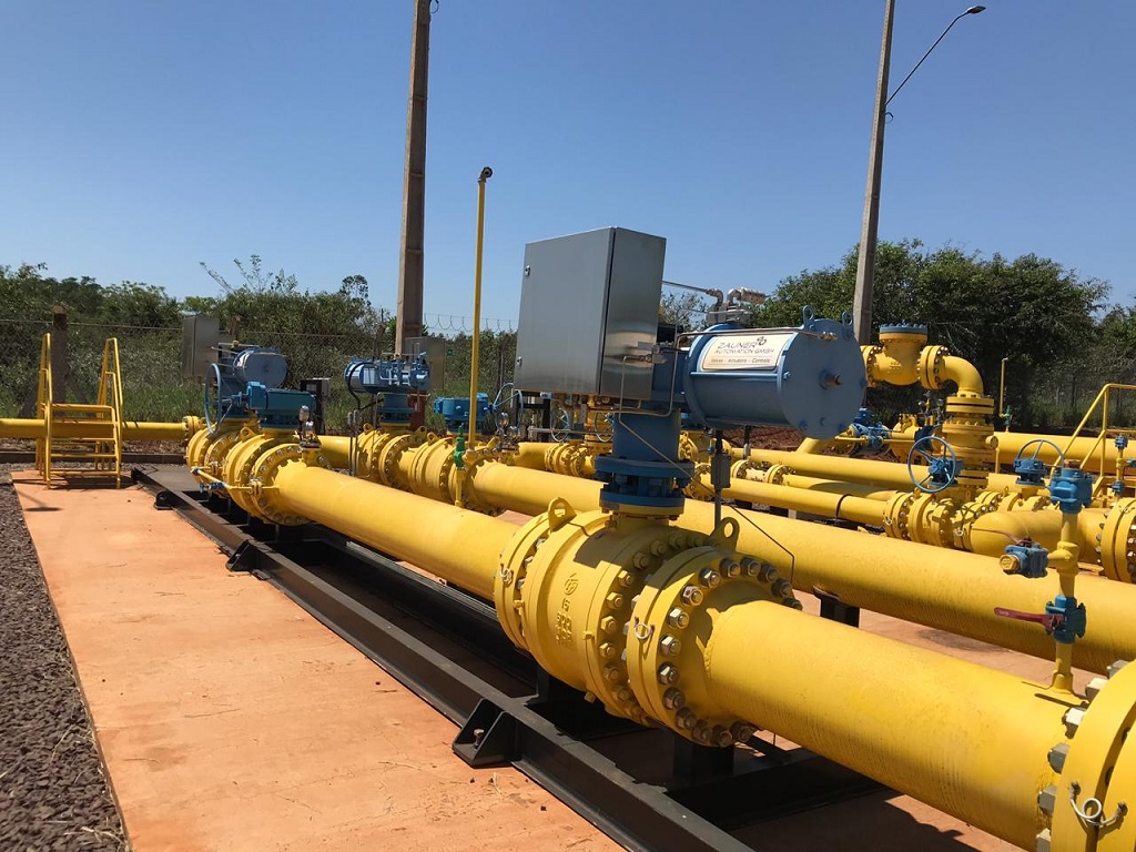 Instalações de distribuição de gás em Três Lagoas