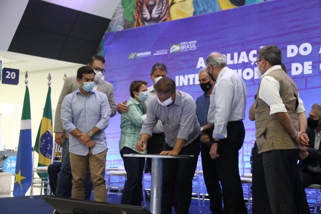 Projeto de senador Nelsinho Trad ganha aplausos em inauguração de obras do Aeroporto da Capital