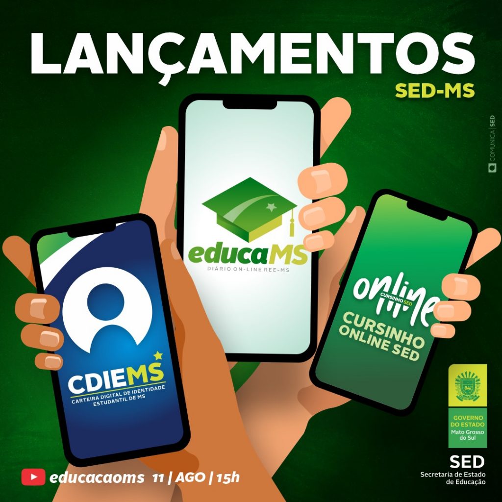 Dia do Estudante: SED vai realizar live com lançamentos nesta quarta