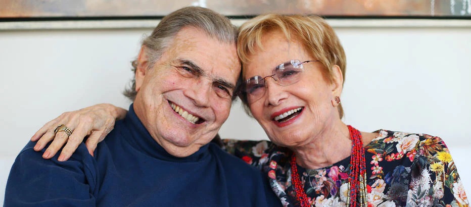 Os atores Tarcísio Meira e Glória Menezes 