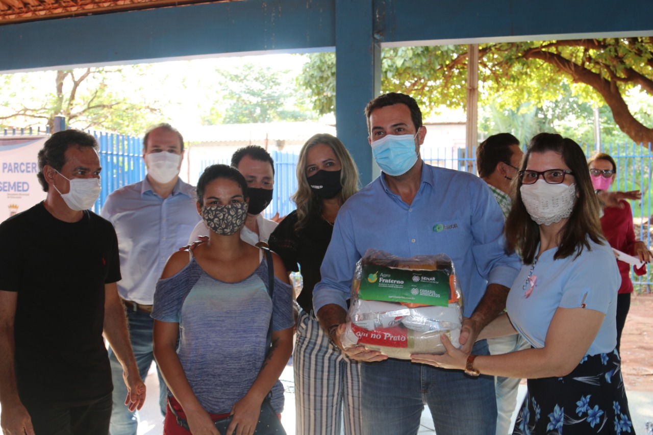 Agro Fraterno: 300 famílias são beneficiadas com ação do SRCG e Famasul