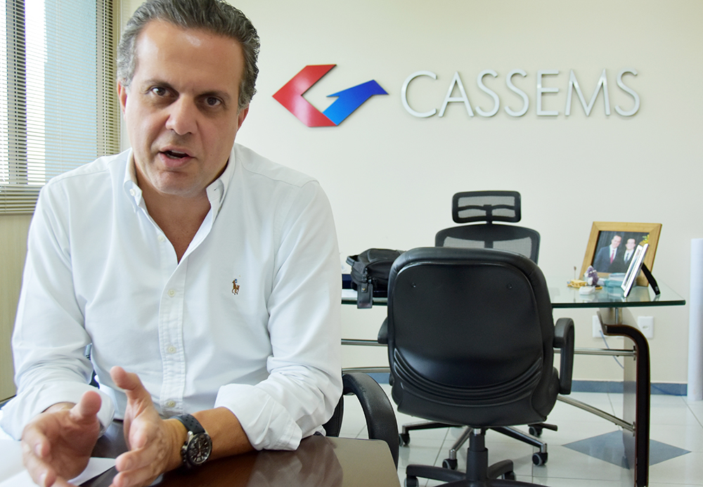 O presidente da Cassems, Ricardo Ayache
