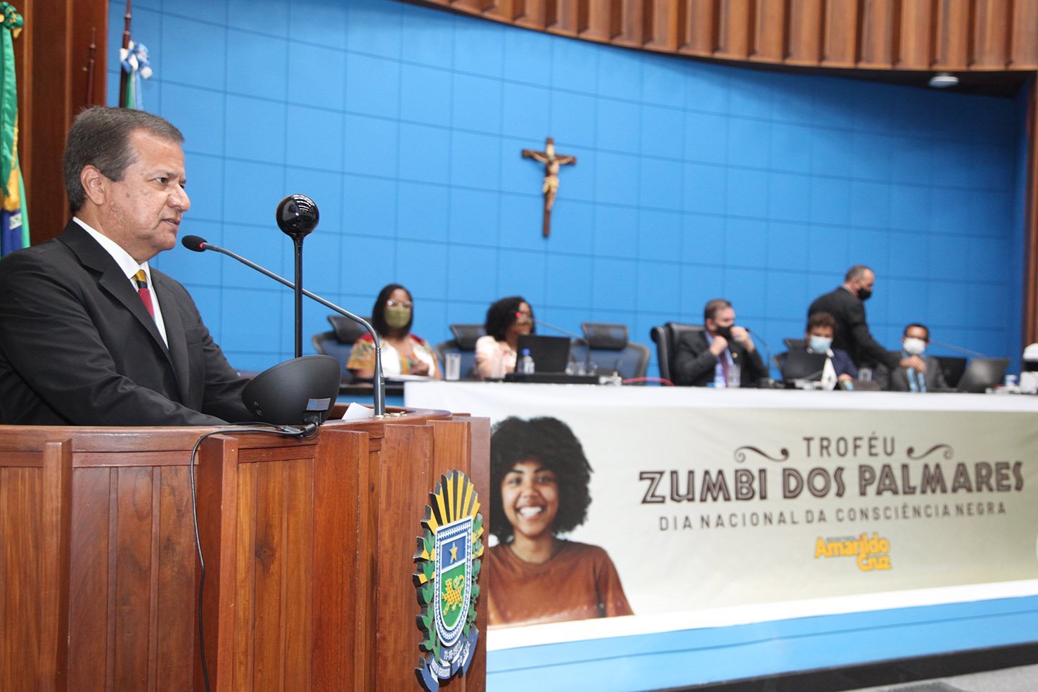 Deputado Amarildo Cruz, proponente da solenidade e da honraria