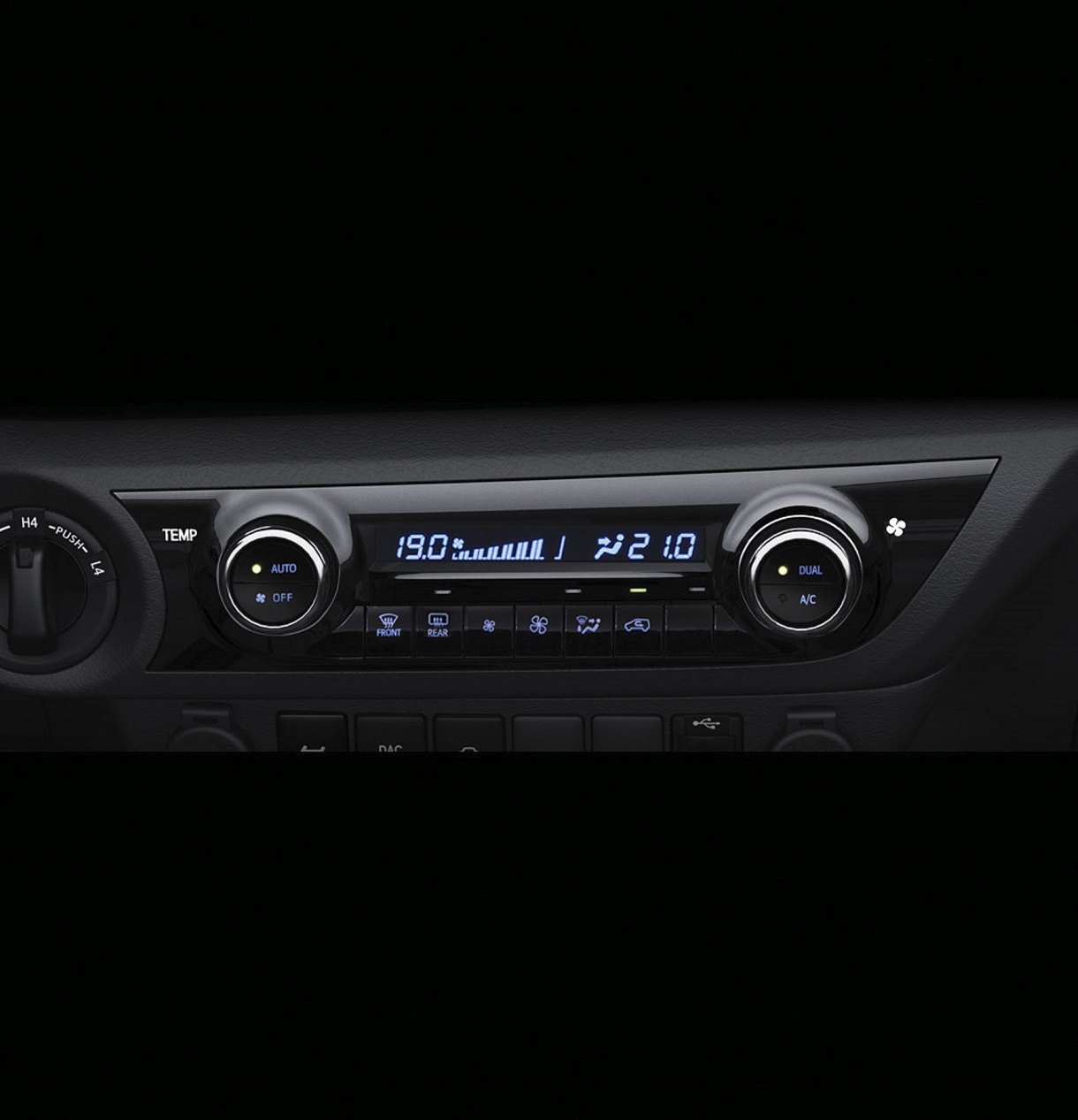 Ar condicionado Dual Zone - Divulgação Toyota