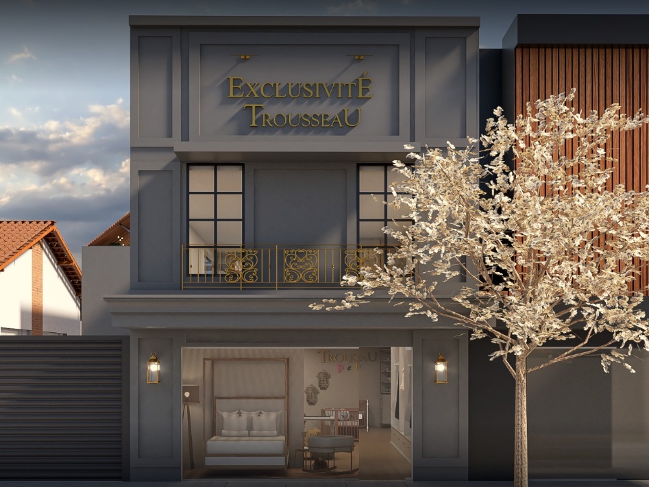 Projeto da loja Exclusivité Trousseau Campo Grande/MS