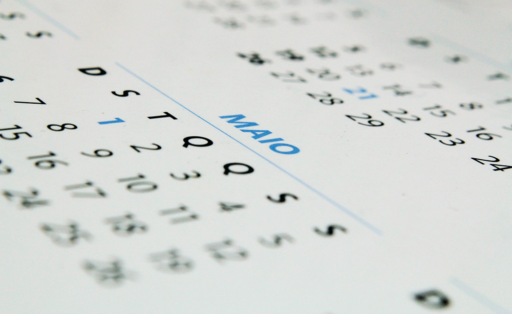 Calendário oficial de MS