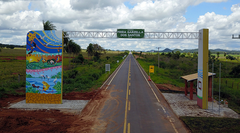 Obras da MS 382 em Bonito Foto Edemir Rodrigues 9