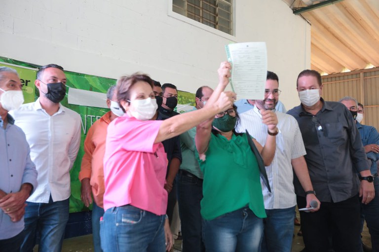 Edinalva Gonçalves da Silva recebeu o título definitivo