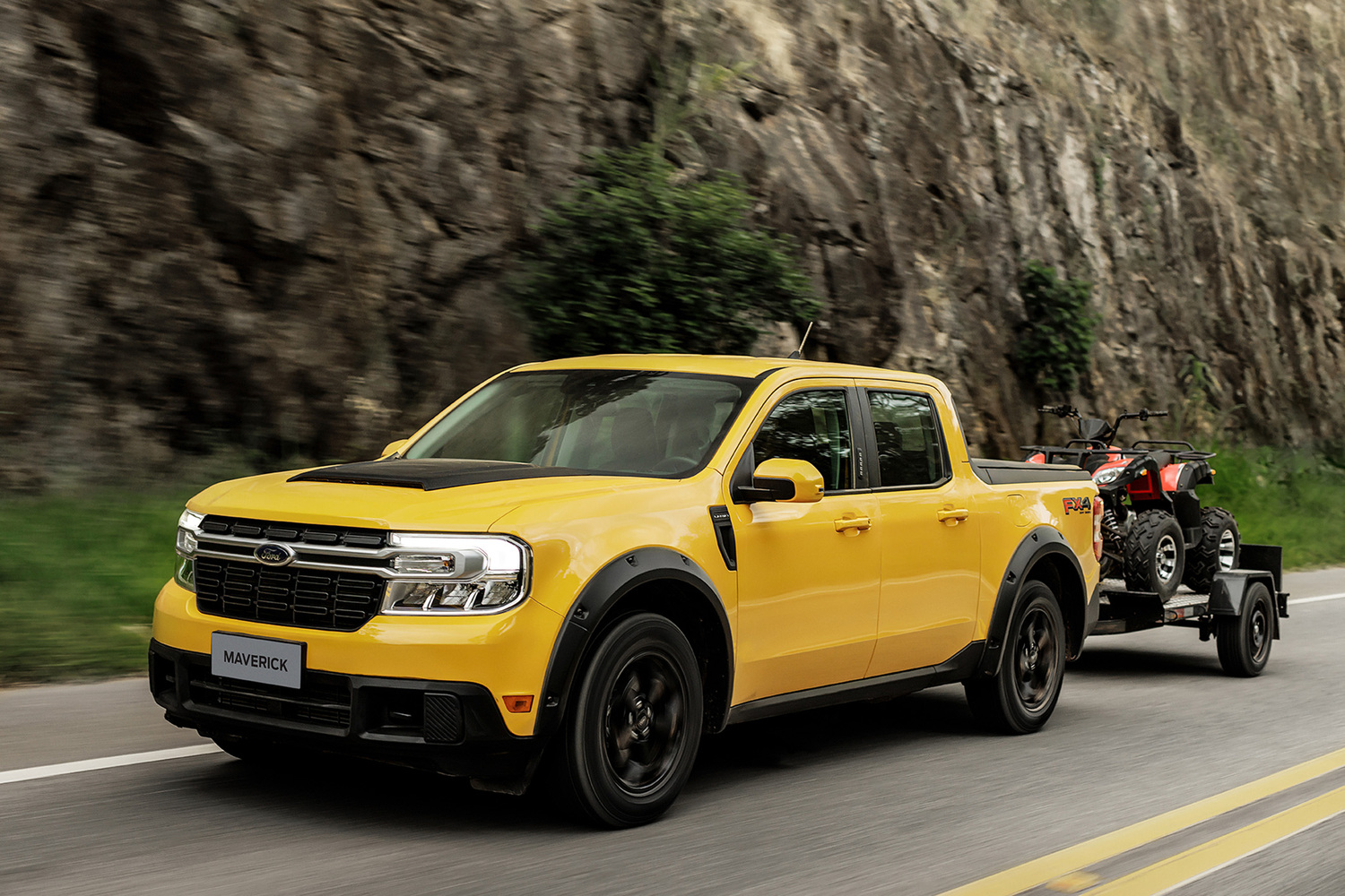 Nova Ford Maverick em 5,07 m de comprimento e 3,07 m de entre-eixos 