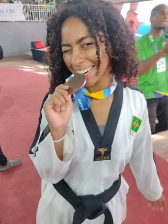 Estudante protagonista Heloísa Ferreira de Souza.