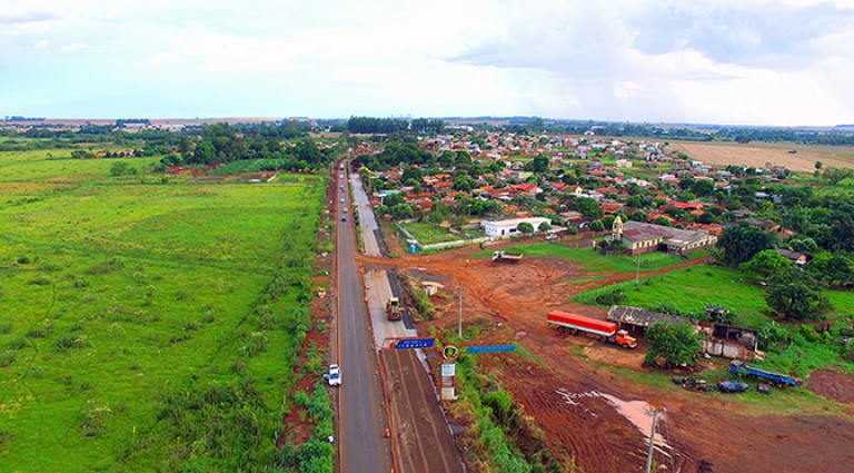 Rodovia MS-157, em Itaporã.