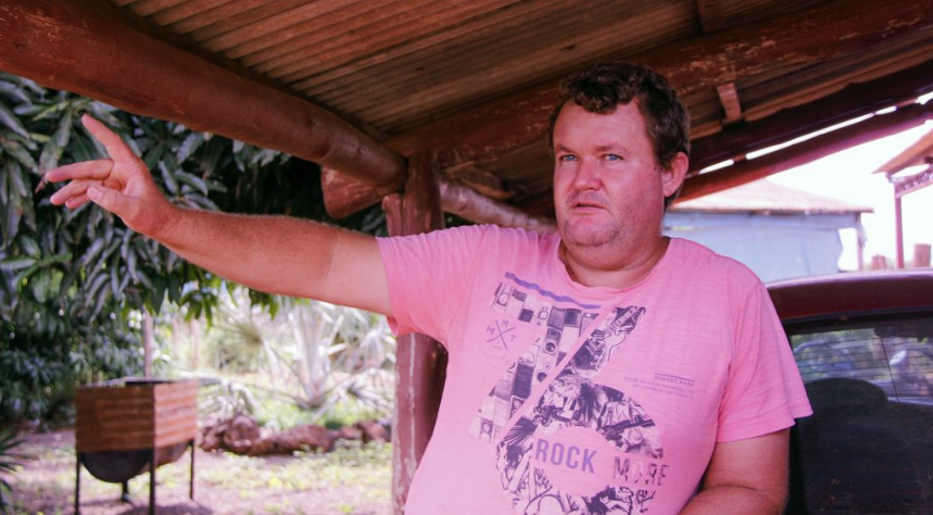 Dono de chácara na região, Claudir Schanoski. 