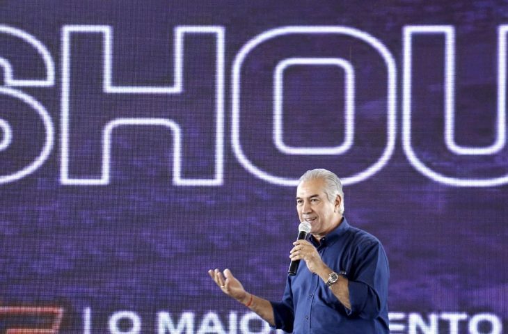 O Governador do Estado Reinaldo Azambuja.