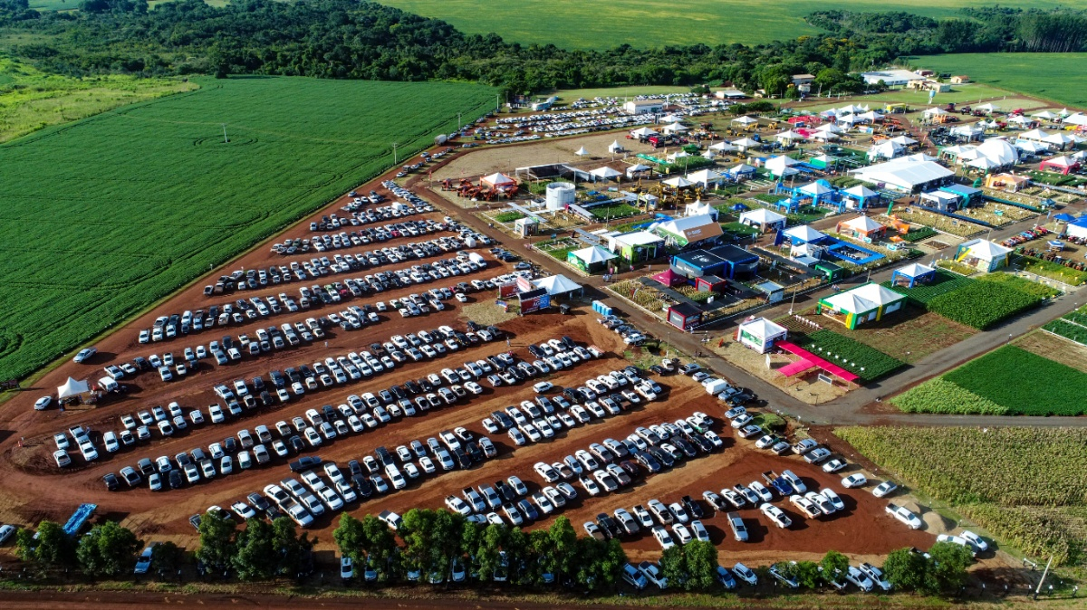 Imagem aérea do evento em 2020