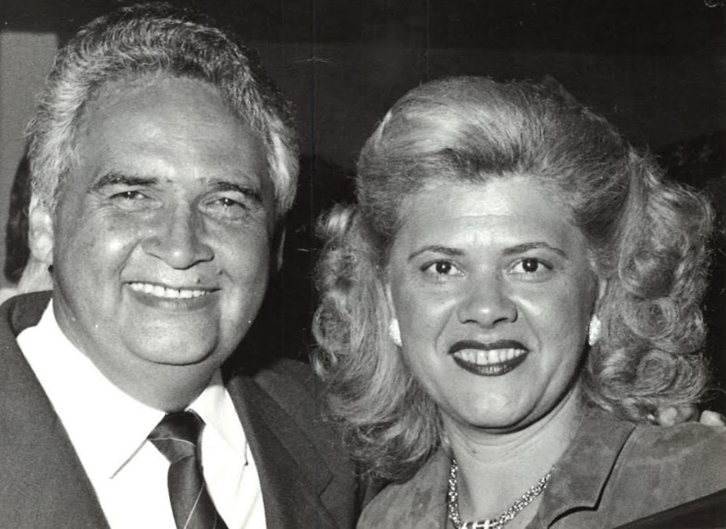 O deputado estadual Londres Machado e a esposa Ilda Machado.