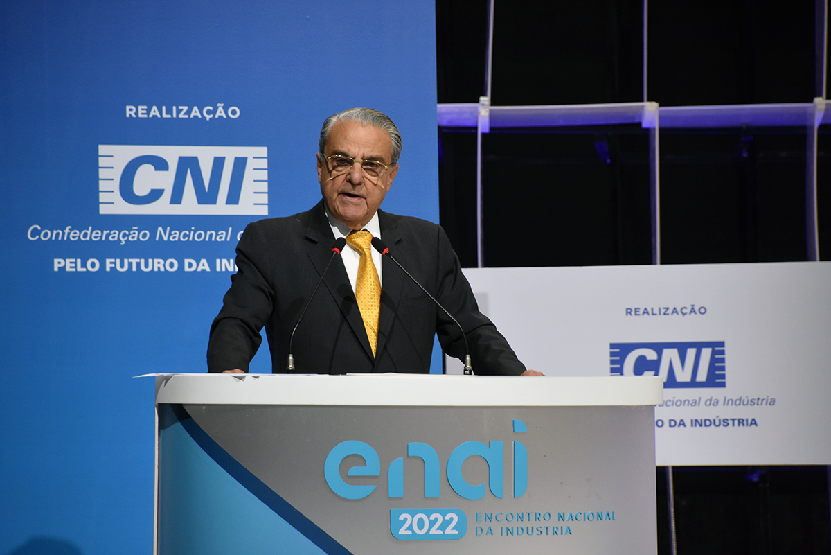 O presidente da CNI (Confederação Nacional da Indústria), Robson Braga de Andrade.