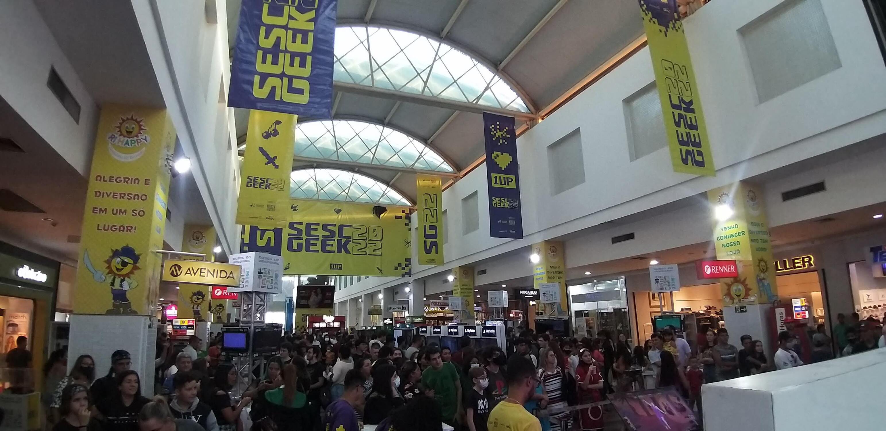 O Sesc Geek, ação do Sesc Cultura, integrante do Sistema Comércio, em parceria com o Shopping Bosque dos Ipês e Museu do Videogame 
