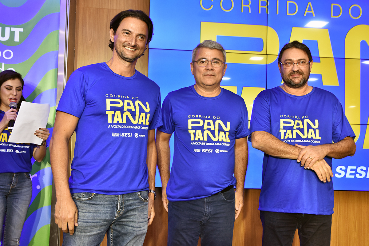 Diretor geral da Rede Matogrossense de Comunicação (RMC), Nicomedes Silva Filho, e o presidente da Fiems, Sergio Longen