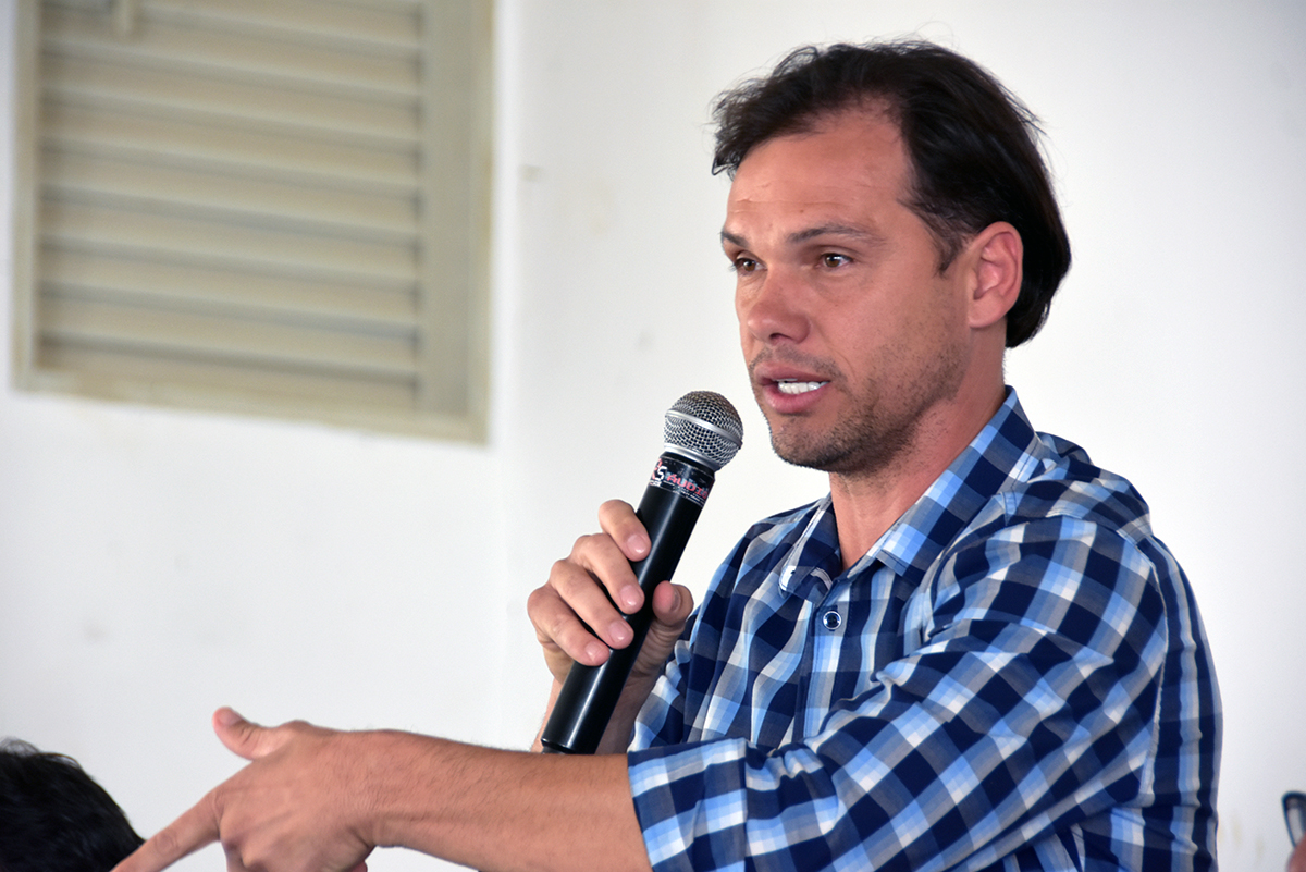 Maycol Queiroz, do PDT, prefeito de Panaraíba.