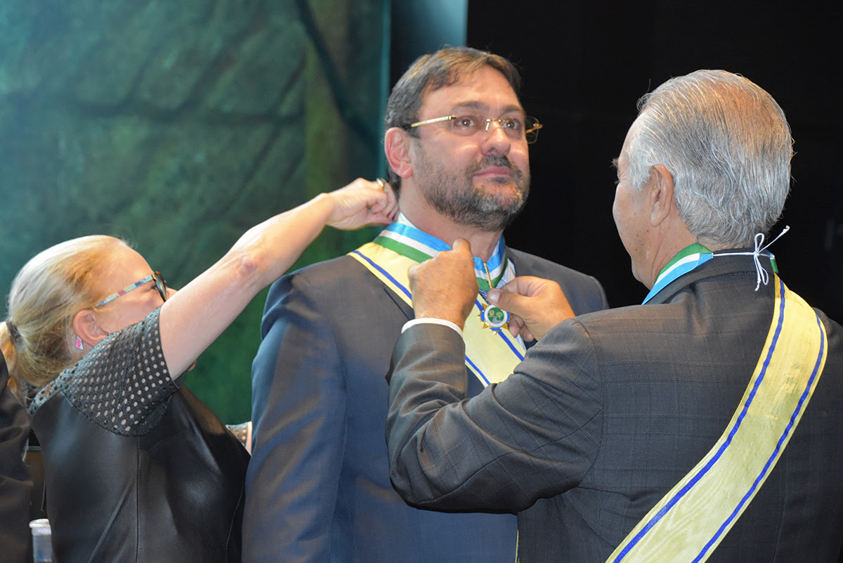 Sérgio Longen recebe honraria do Colar do Mérito Pantaneiro e integra conselho da Ordem do Mérito de MS