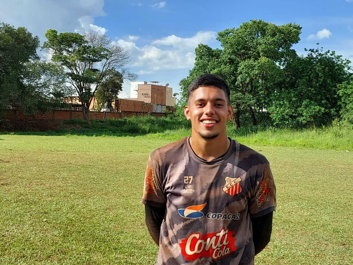 O goleiro Cleverson, de 19 anos