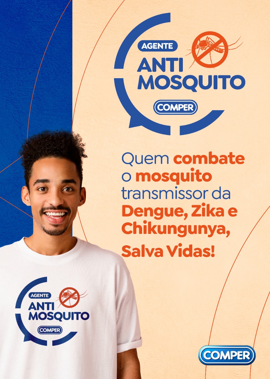 Comper e Prefeitura Municipal lançam campanha 'Agente Anti Mosquito' pelo 15⁰ ano consecutivo