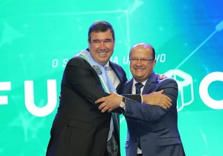 Eduardo Riedel e seu vice Barbosinha