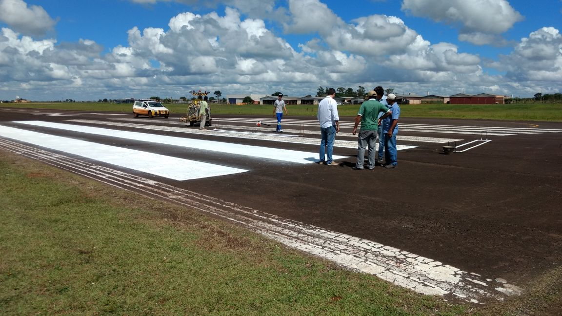 Aeroporto de Dourados: com 73% da obra cumprida, comandante do Exército diz estar dentro do cronograma