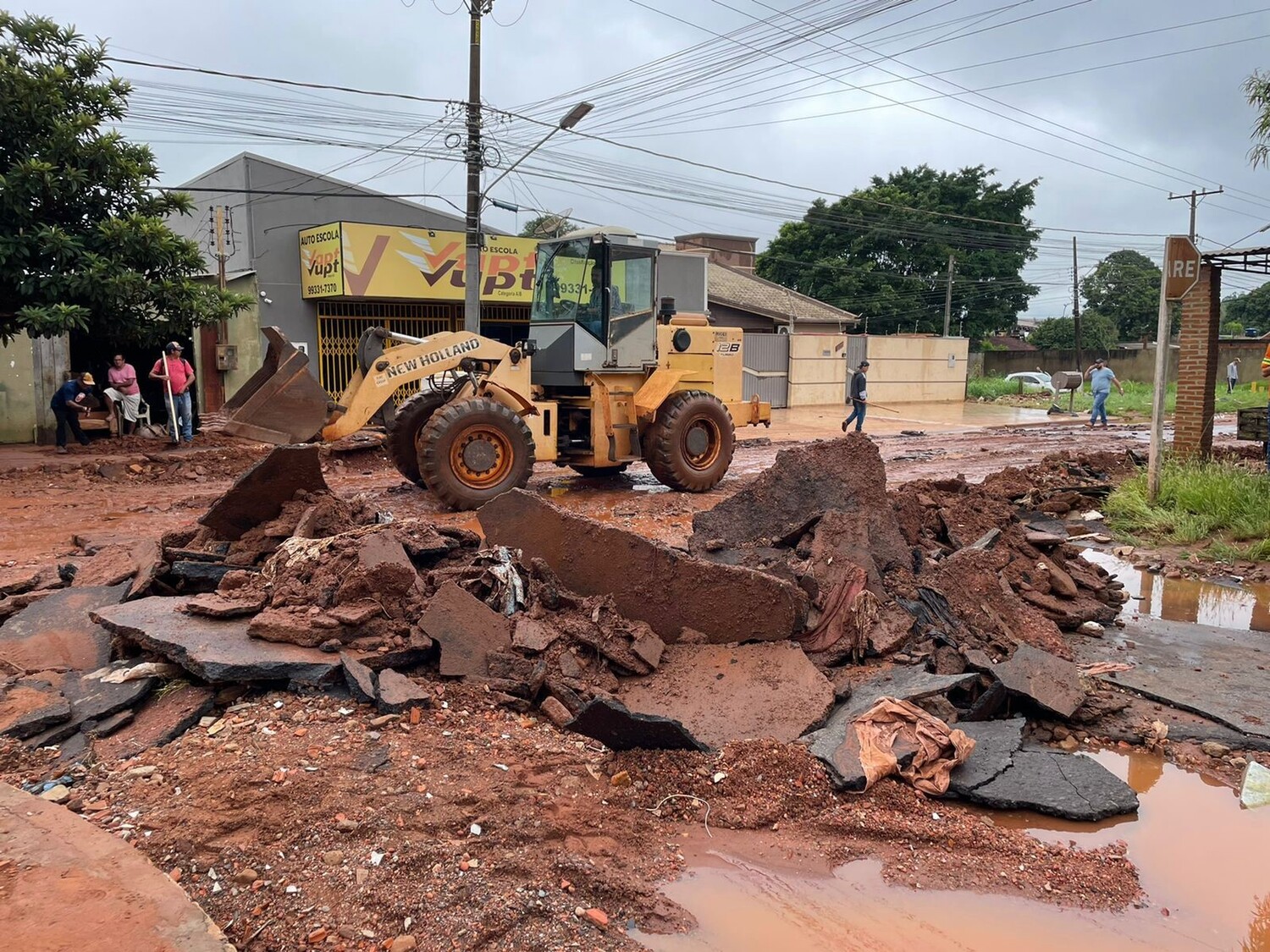 Estragos em Ponta Porã 