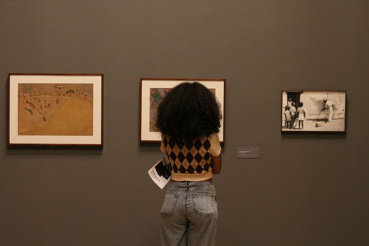 Cada sala da galeria expositiva foi dedicada a um período na vida do artista. - Rovena Rosa/Agência Brasil