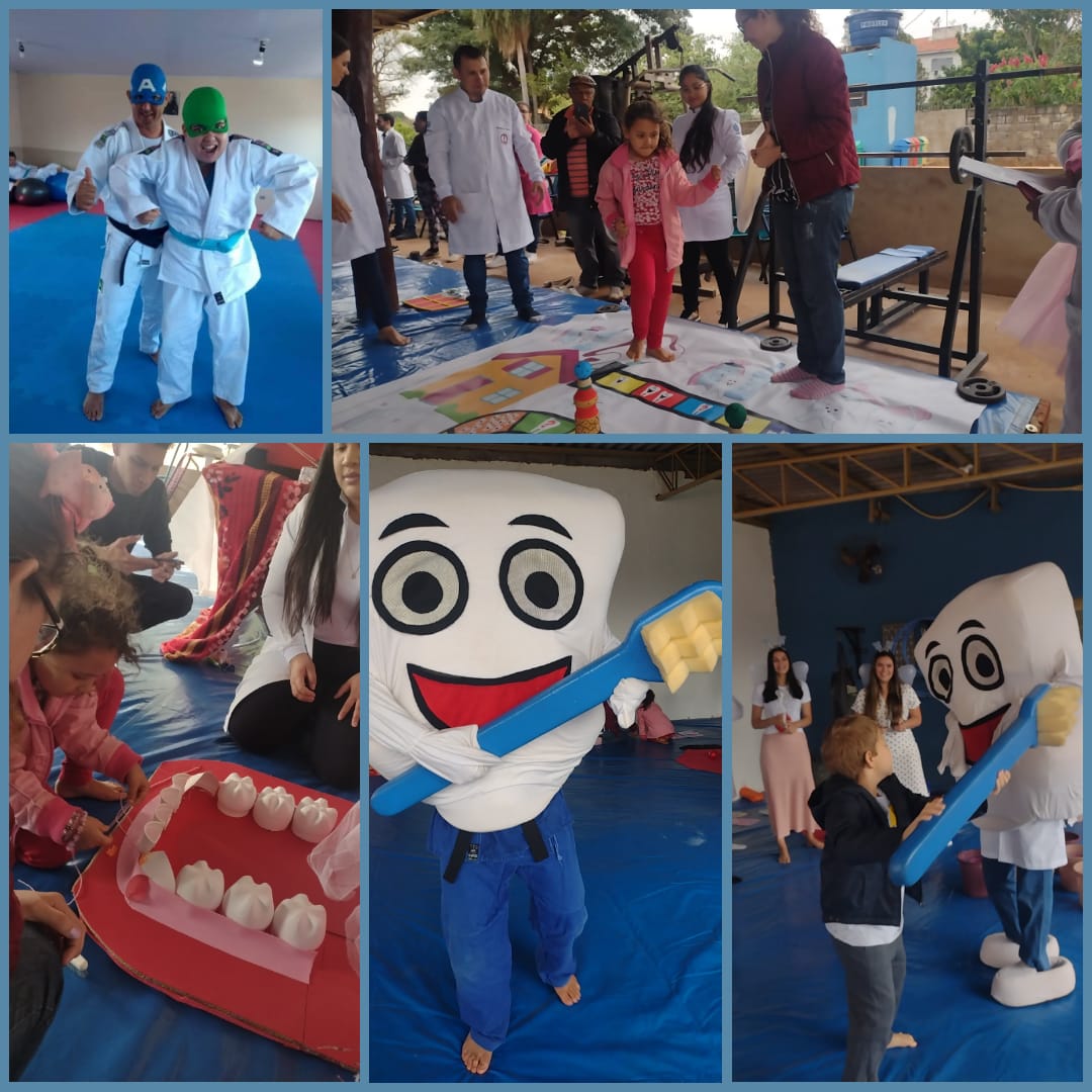 Em parceria com a UNIDERP, alunos aprenderam sobre saúde bucal 