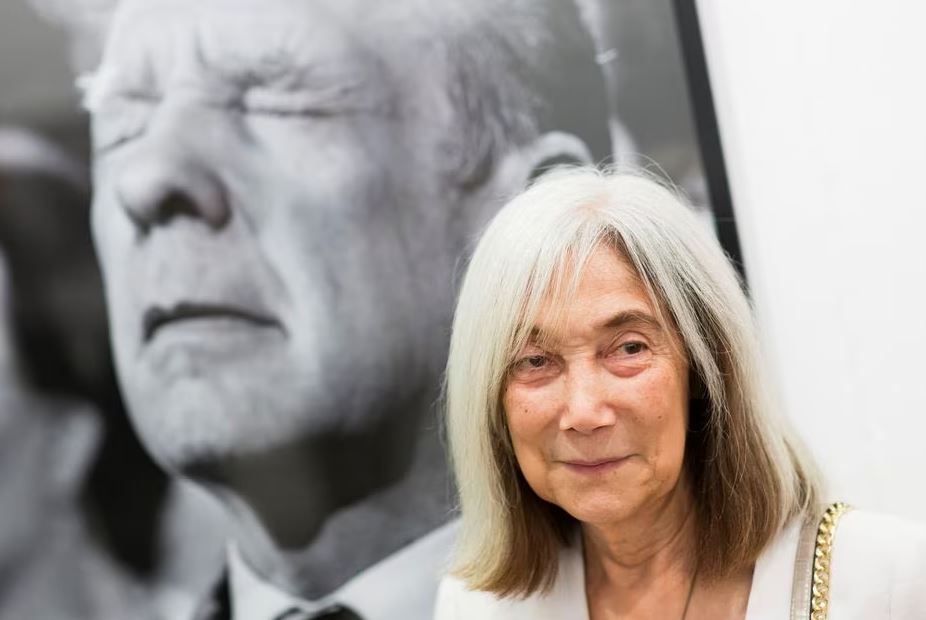 Foto do dia 10 de maio de 2018 mostra a autora e tradutora Maria Kodama, viúva de Jorge Luis Borges 