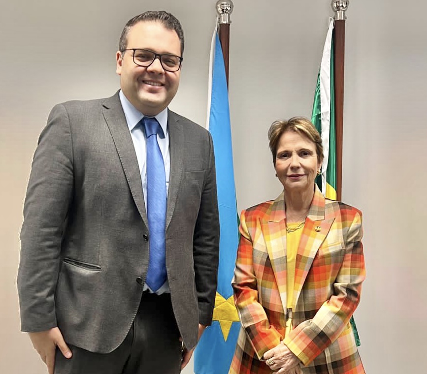 Prefeito de Dourados tem o apoio da senadora Tereza Cristina para encaminhar projetos do município em Brasília