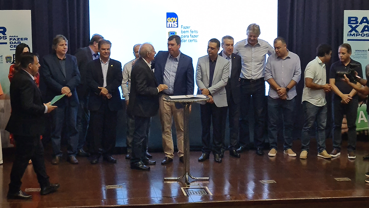 Luiz Cláudio Sabedotti Fornari participa do evento de anuncio das medidas 