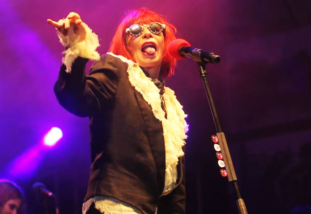 Rita Lee durante apresentação em São Paulo, no ano de 2013 