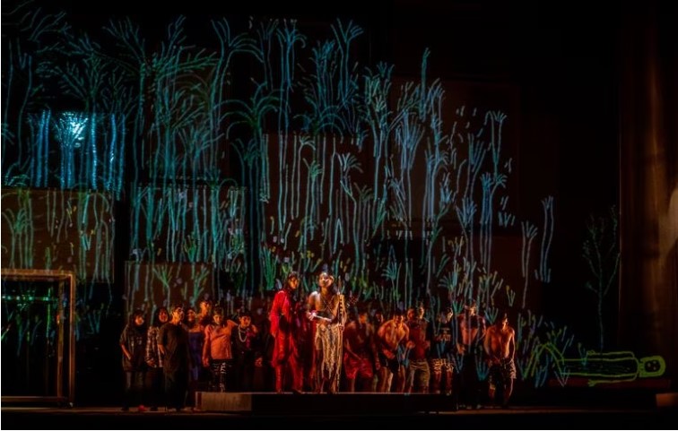 O Guarani conta com atores e músicos indígenas no elenco  