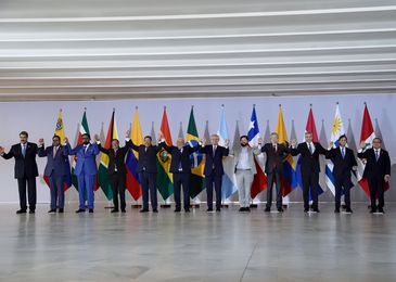 Presidentes dos países da América do Sul se reuniram em Brasília no final de maio.