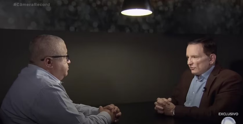 Suposto filho do apresentador Gugu Liberato em entrevista para Roberto Cabrini no Câmera Record. 