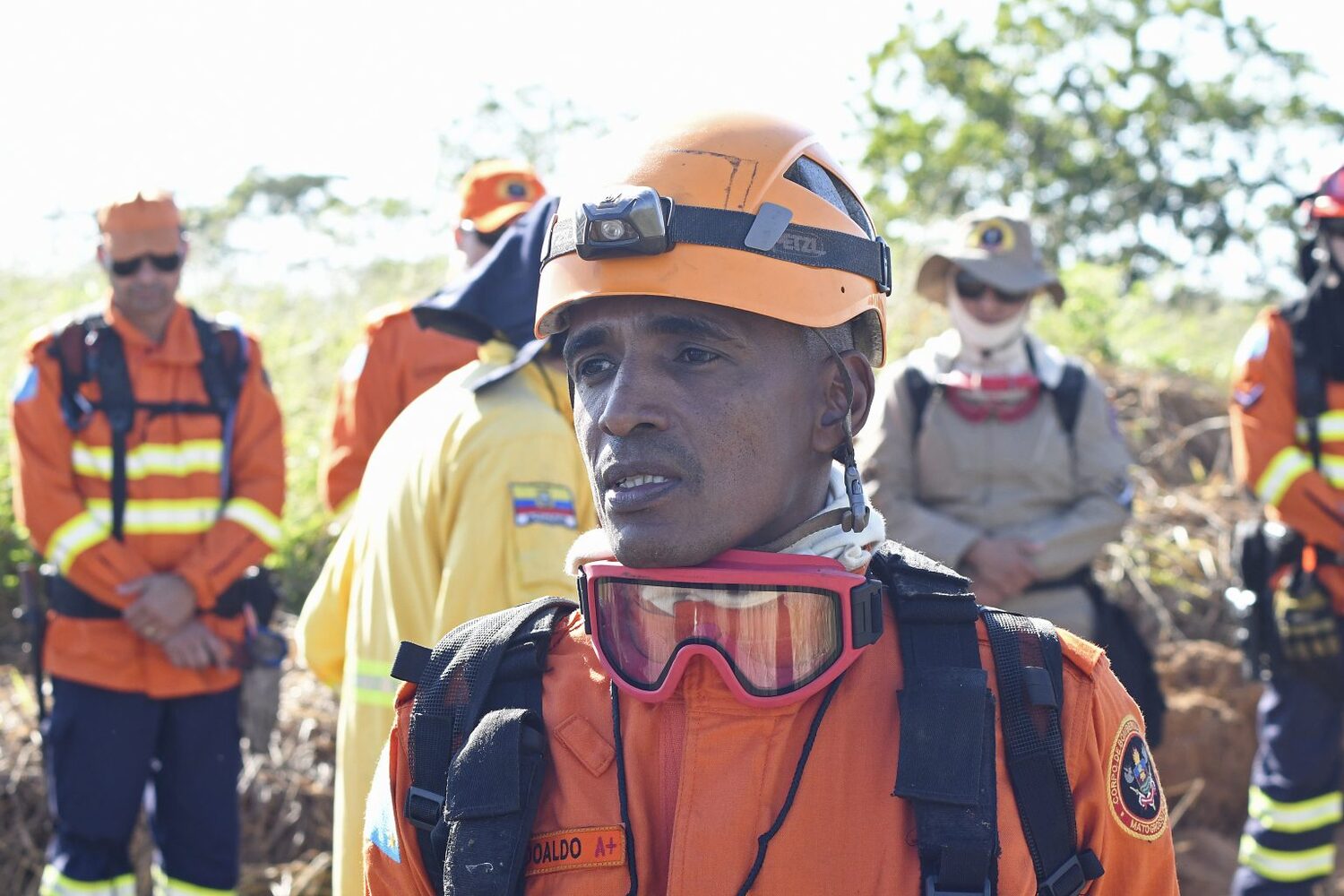 Clodoaldo da Silva, do Corpo de Bombeiros de Corumbá, atuou no combate a incêndios no Pantanal