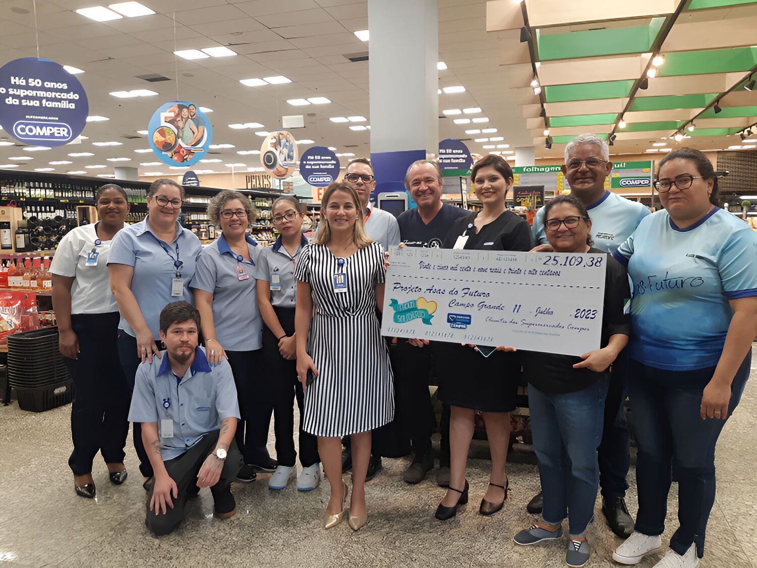 Doação generosa: Associação Asas do Futuro recebe mais de R$ 25 mil em Campo Grande