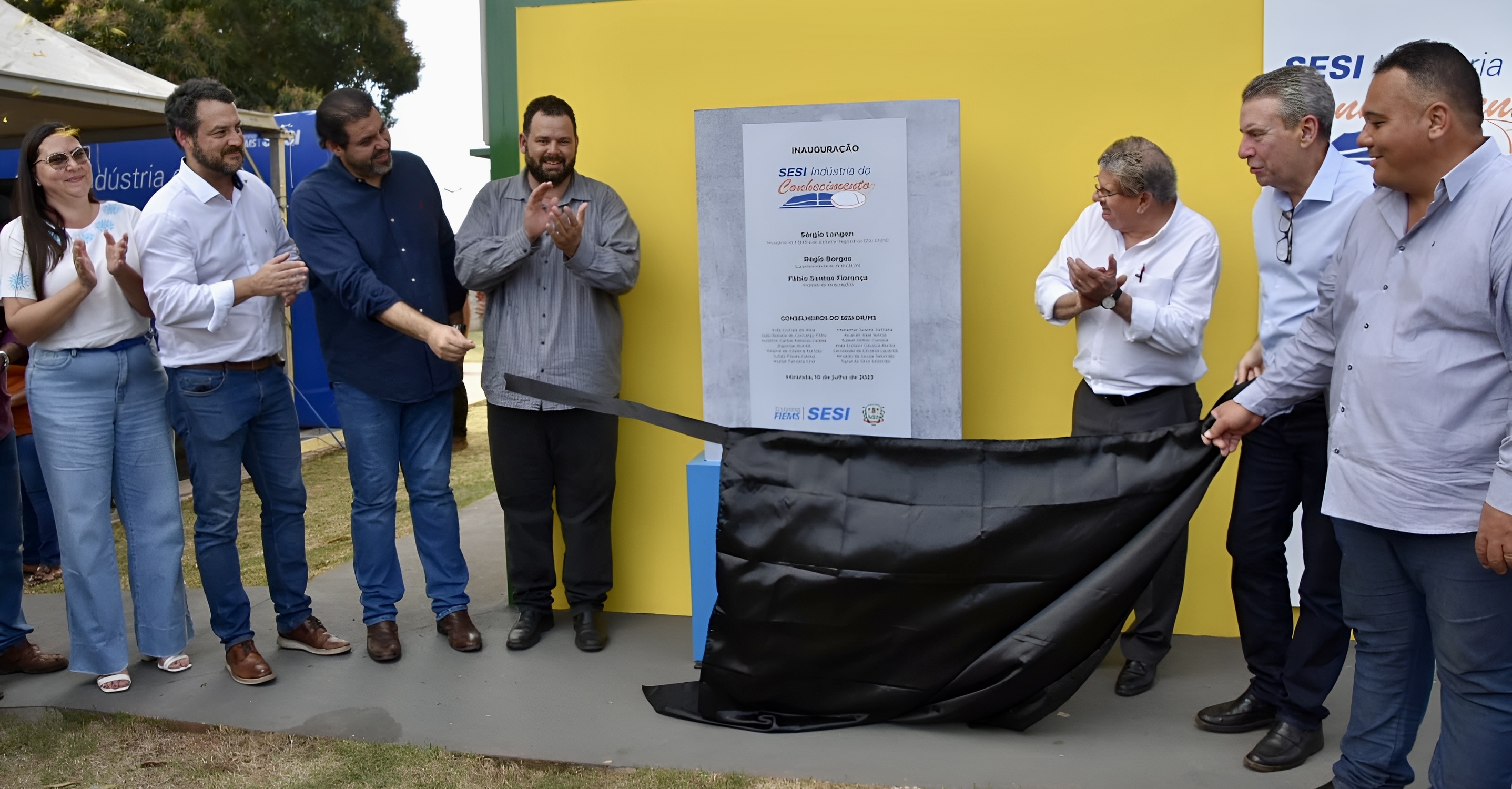 Fiems inaugura Biblioteca Sesi em Miranda, Mato Grosso do Sul, trazendo oportunidades educacionais e culturais