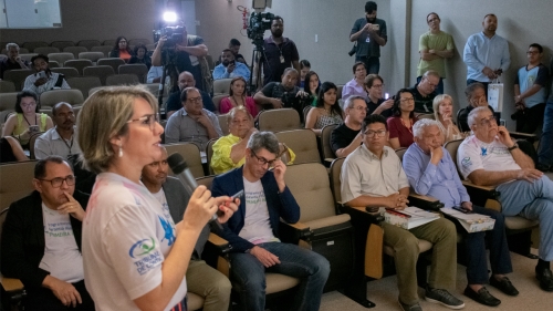A chefe da DICOM do TCE-MS e responsável pela área de comunicação no Comitê Intersetorial, Alexsandra Oliveira