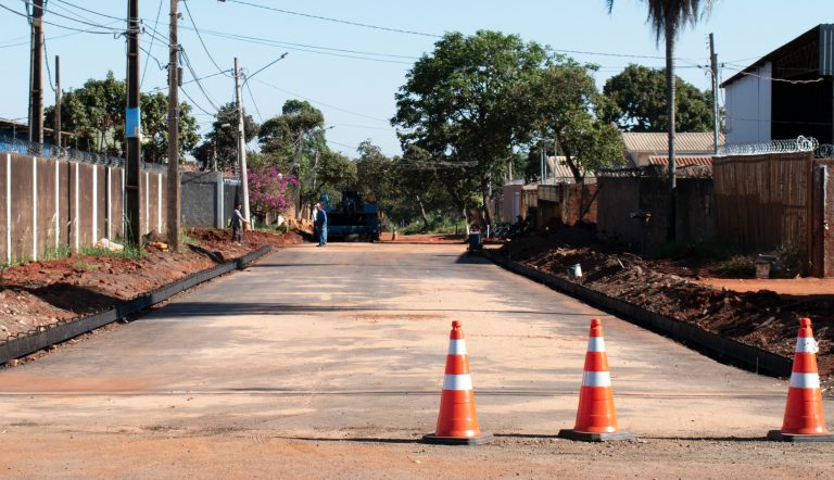 Asfaltamento das vias