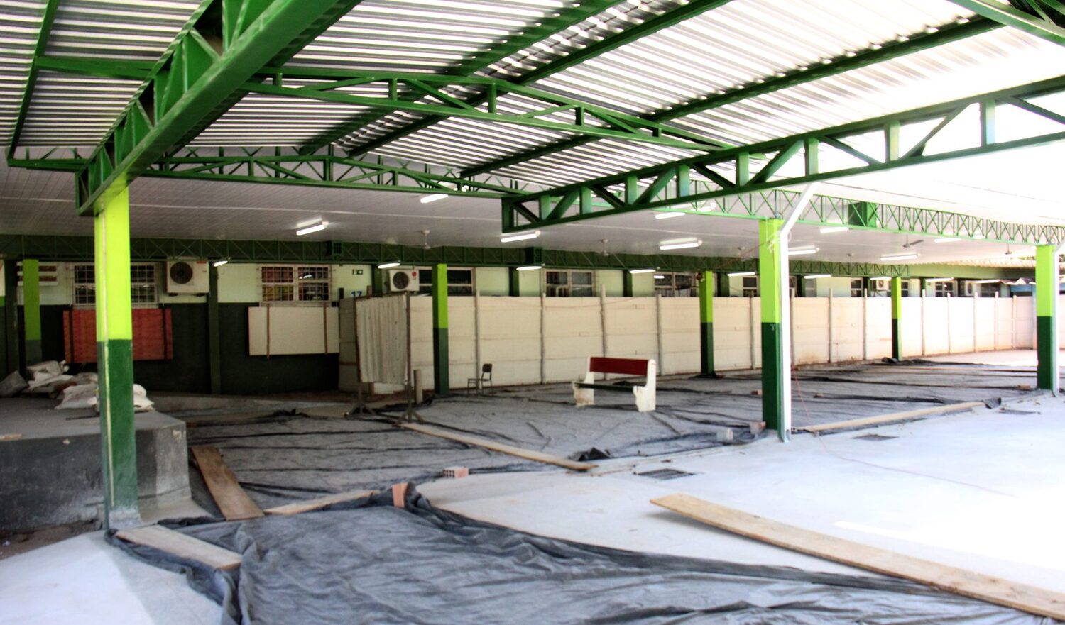 Reforma em uma escola estadual