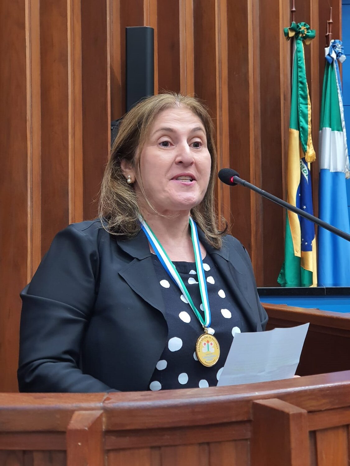 Desembargadora falou em nome dos homenageados
